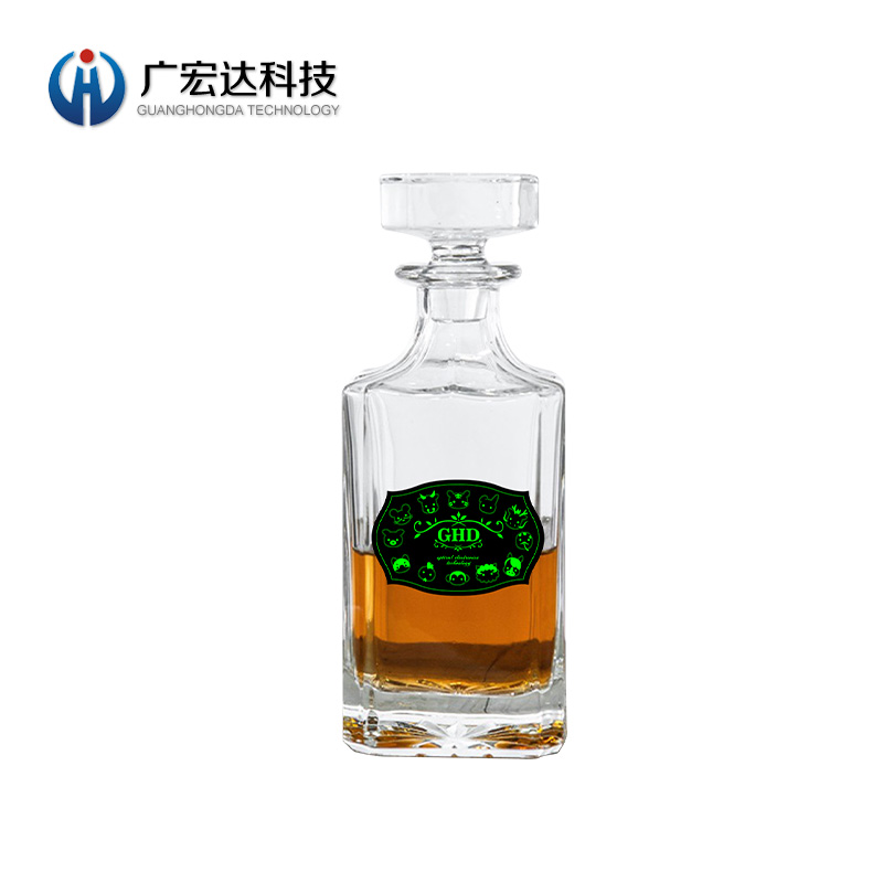 定制PET貼紙粘性PET標簽發(fā)光酒標